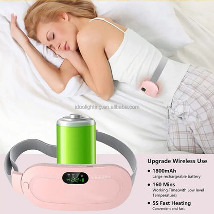 Ceinture Chauffante et Vibrante pour Règles Douloureuses – Soulagement Rapide.